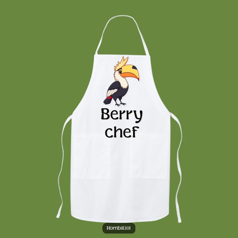 Funny Hornbill Berry Apron: Cook with Pride and Flair, Ideal Funny Gift!