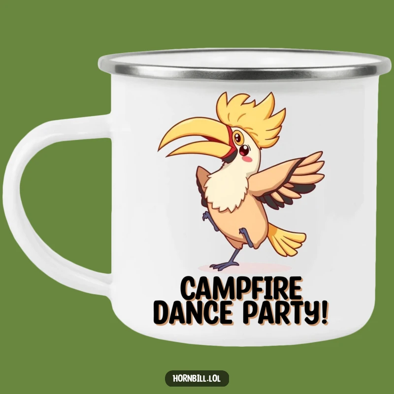Funny Kawaii Hornbill Dance Camping Mug - Adventure Groove Gift