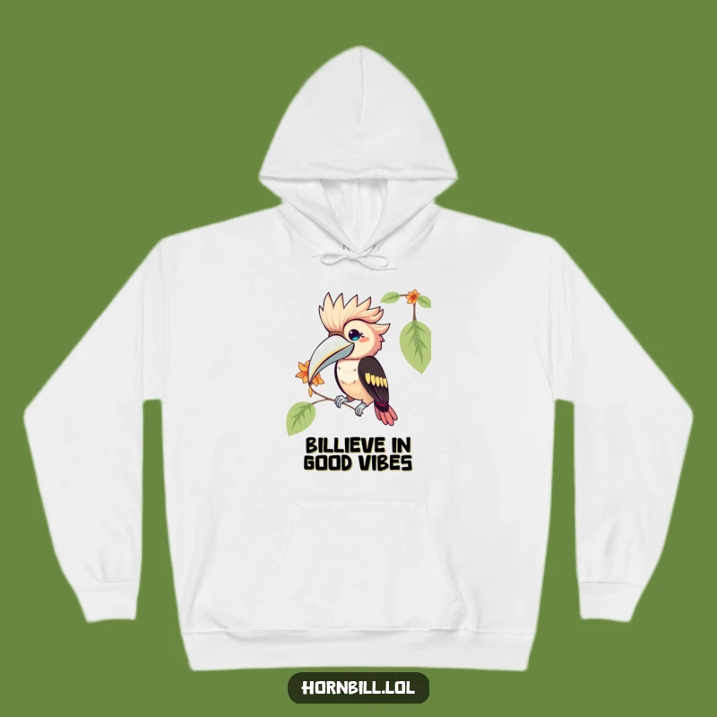 Cozy Funny Kawaii Hornbill Hoodie: Snuggle Up with this Adorable Bird, Perfect Gift!
