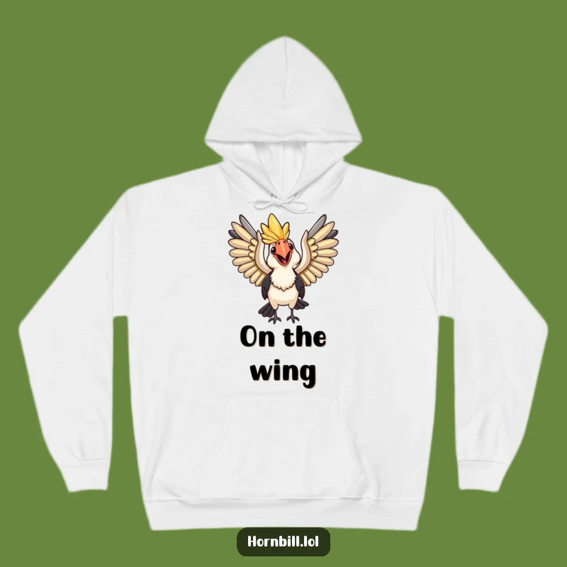 Funny Happy Hornbill Hoodie: Cozy Comfort for Your Adventures, Ideal Funny Gift!