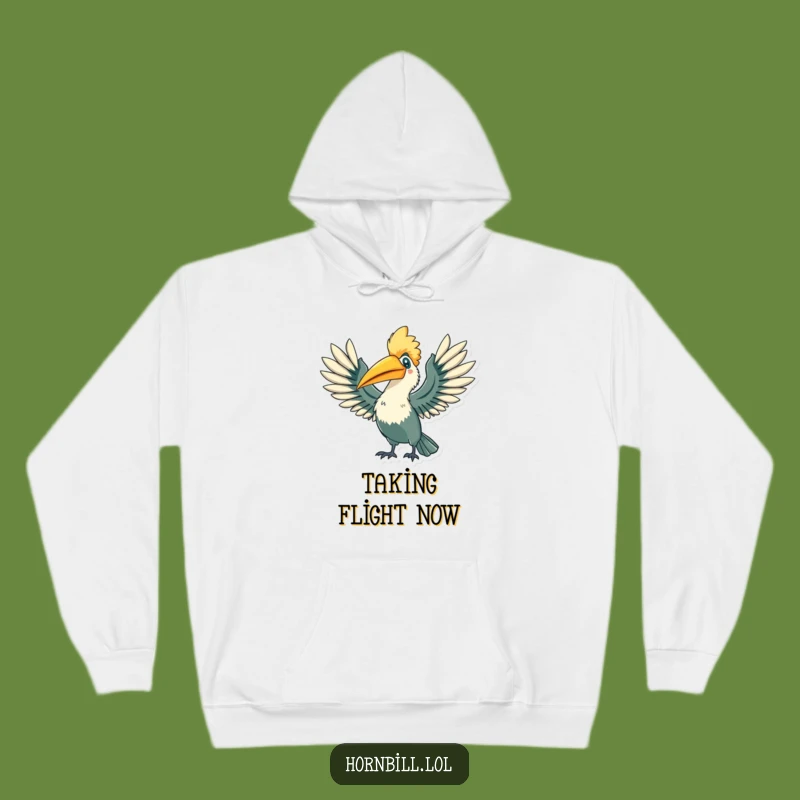 Funny Hornbill Triumph Hoodie - Cozy Wing Stretch Sweatshirt, Ideal Funny Gift