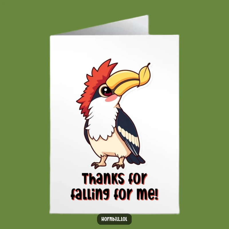Free Printable Thank You Hornbill Card: Heartfelt Downloadable Gift of Appreciation