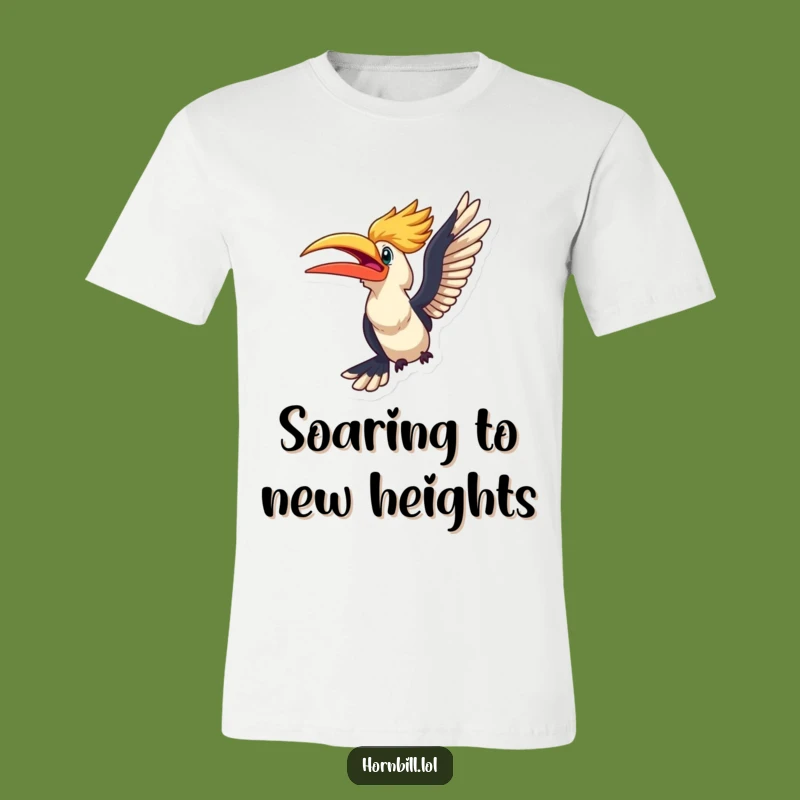 Funny Kawaii Hornbill Flight T-Shirt - Adventure Awaits Gift